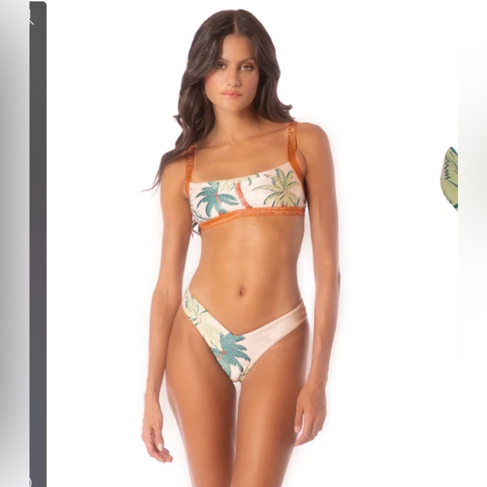Maaji Palm Glow Bikini Set- top only